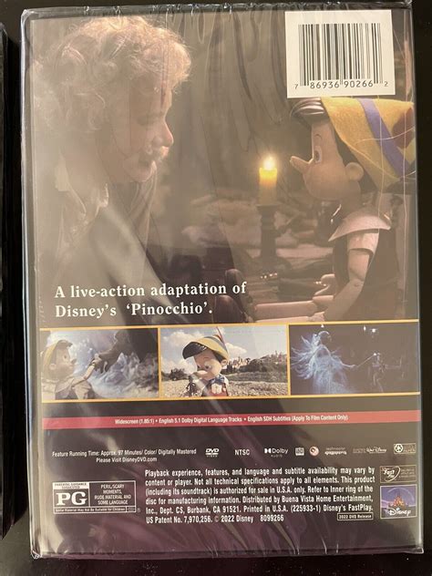 Pinocchio 2022 Dvd New Sealed Ebay