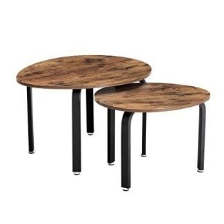 Natural bone & faded blue inlay mosaic design drum table. 50+ Coffee Tables for Small Spaces You'll Love in 2020 - Visual Hunt