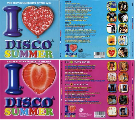 eurobeat 80 s and 90 s i love disco summer vol 1 vol 4 8 cd ape