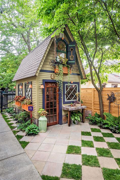 A Magical Garden In Buffalo This Old House Backyard Sheds Backyard