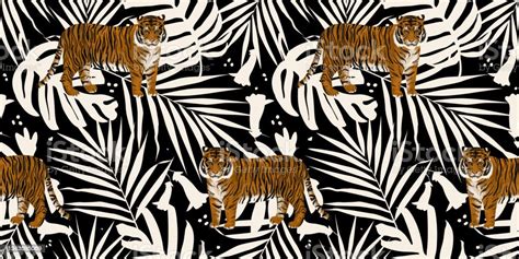 Tigers In The Jungle Stock Illustration Download Image Now Animal