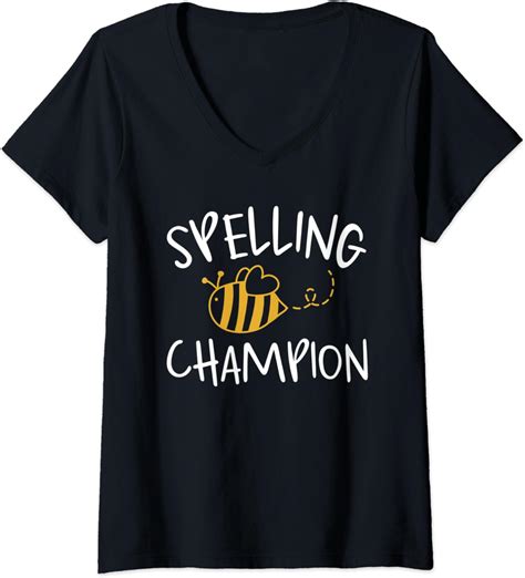 Womens Cute Spelling Bee Champion Teacher School Spelling