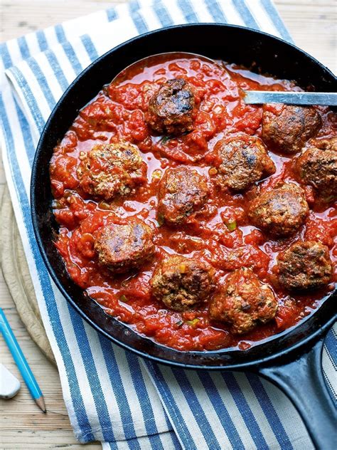 Beef Meatballs In Tomato Sauce Recipe Delicious Magazine