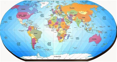 Mapa Del Mundo 【 Mapas Actualizados