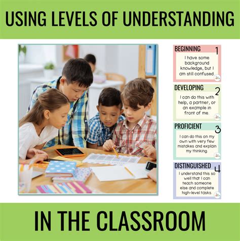 How To Use Levels Of Understanding In Your Classroom Love Learning
