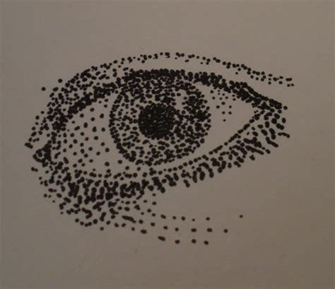 Pointillism Eye By 3zirconium3 On Deviantart