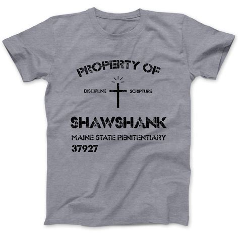 Shawshank Penitentiary T Shirt 100 Premium Cotton Redemption Ebay