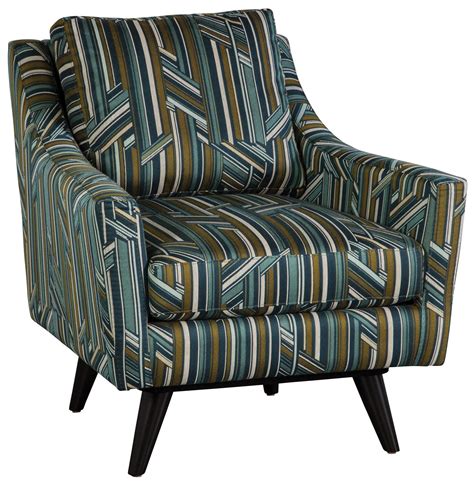 Jonathan Louis Carrie 11516 Mid Century Modern Accent Swivel Chair With
