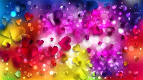 Colorful Love Background Vector Image Love Backgrounds Vector Images