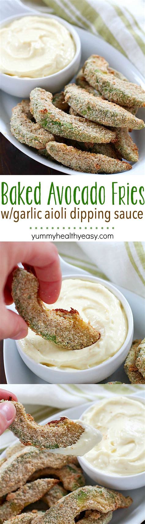 Baked Avocado Fries These Are Incredible Dip Them In A Homemade