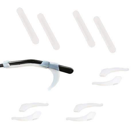 Kalevel Eyeglasses Ear Hooks Soft Grips Sleeve Sunglasses Temple Tips Silicone Eyewear Retainer