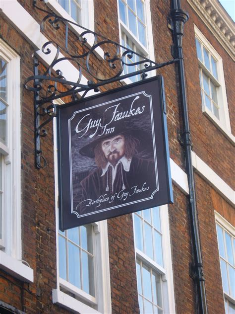 York England Birthplace Of Guy Fawkes Pub Signs British Pub Guy Fawkes Inn