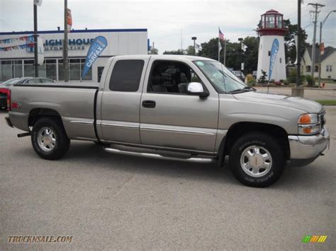 1999 Gmc Sierra 1500 Slt Extended Cab 4x4 In Pewter Metallic 522832