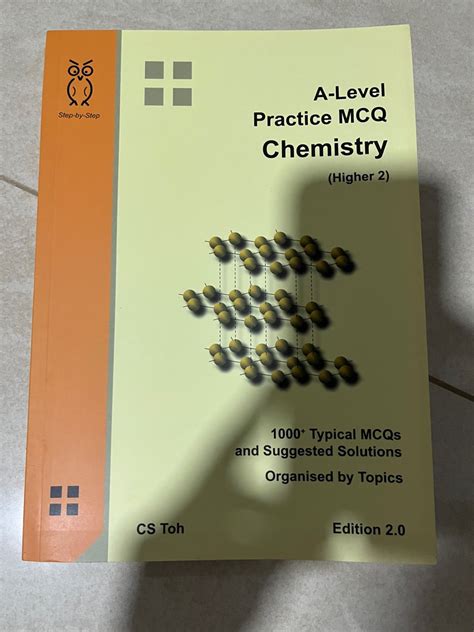 C S Toh A Level Chemistry Practice Mcqs Hobbies And Toys Books