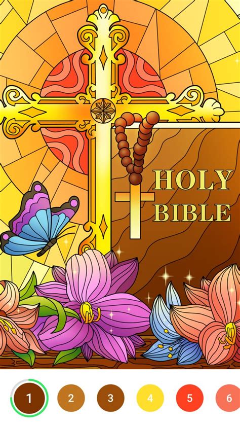 Bible Color Paint By Number Free Bible Game