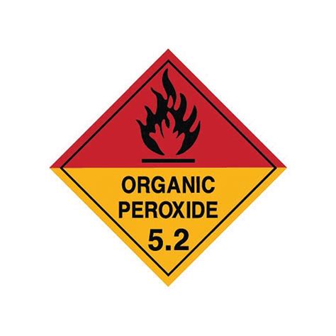 Dangerous Goods Labels Organic Peroxide
