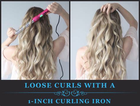 Loose Curls With A 1 Inch Curling Iron My Curling Iron
