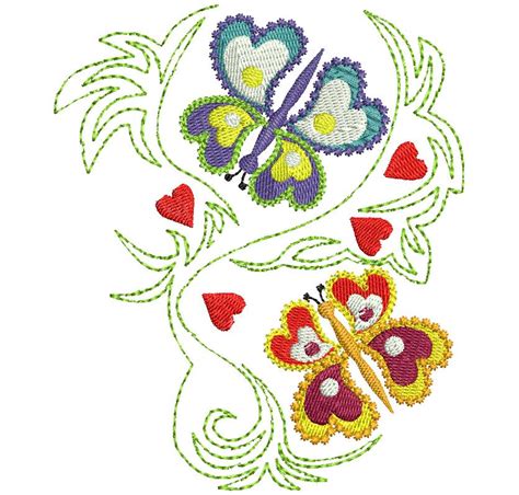Butterfly Free Embroidery Design Download
