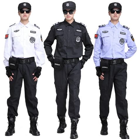 Hot Selling Customize Security Uniform Set Guard Security Guards