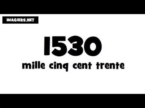 We did not find results for: How to pronounce 1530 in French - YouTube