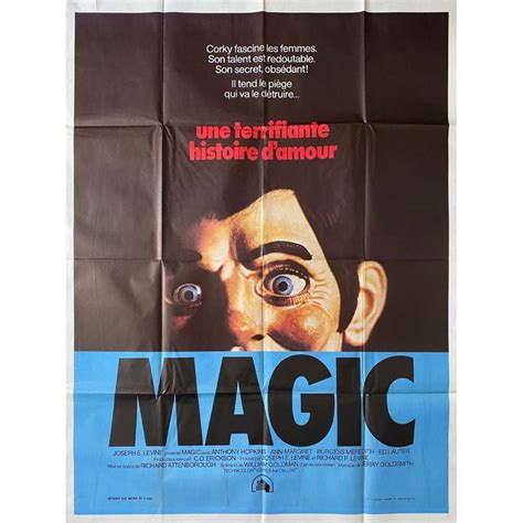 Magic French Movie Poster 47x63 In 1978