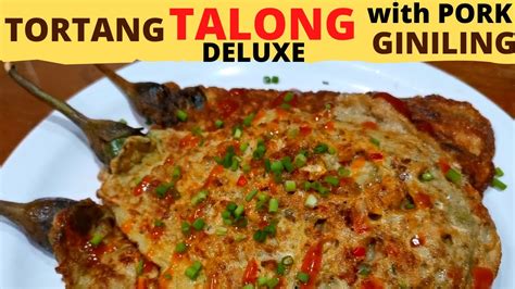 Tortang Talong With Giniling Deluxe Perfectly Prepared Eggplant Omelet Recipe Must Try