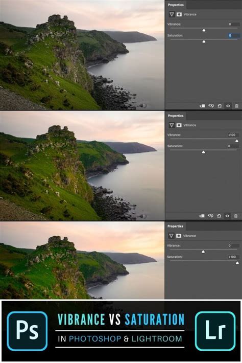 The Difference Between Vibrance And Saturation Explained Uk Landscapes Lightroom Photoshop