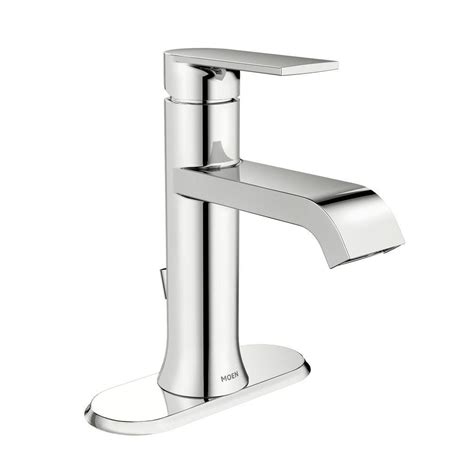 Other times the faucet handle may crack, discolor or otherwise look old, while still functioning. MOEN Genta Single Hole Single-Handle Bathroom Faucet in ...