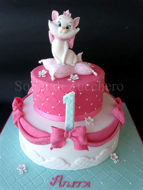 Marie Aristocat Cake By Sogni Di Zucchero Birthday Cake Girls First