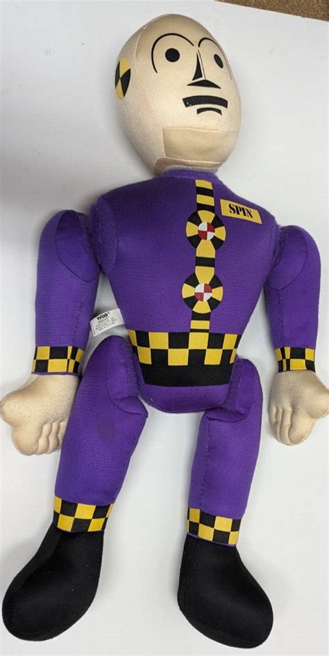 Vintage Tyco Crack Ups Spin Pull Apart Crash Test Dummy Plush Doll