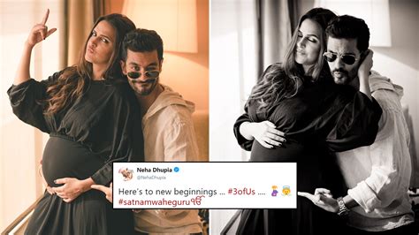 neha dhupia and angad bedi announce pregnancy with an adorable photoshoot wishes pour in