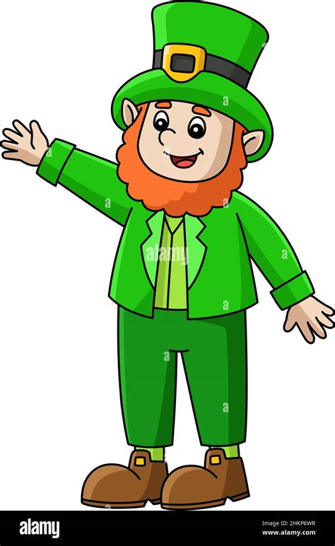 St Patricks Day Leprechaun Cartoon Clipart Vector Stock Vector Image