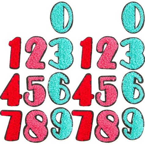 Iron On Numbers