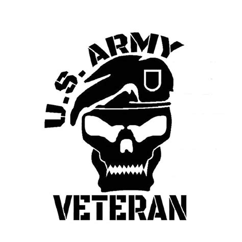 116cm152cm Army Veteran Vinyl Decal Beret Special Forces Recon Car