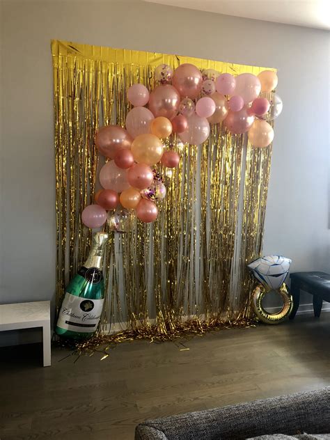 Champagne Wall Party Wall Decorations Diy Birthday Wall Decorations