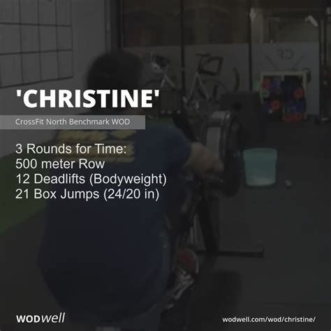Christine Wod In 2020 Wod Workout Crossfit Deadlift Crossfit