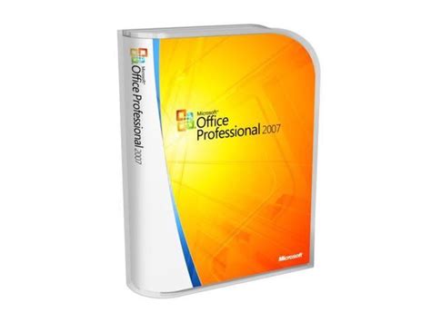 Microsoft Office Professional 2007 Software