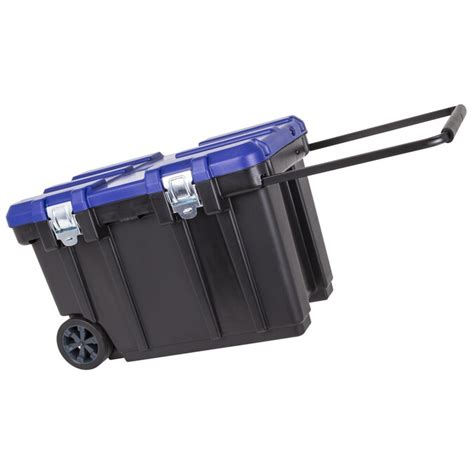 Kobalt 305 In Black Plastic Wheels Lockable Tool Box In The Portable