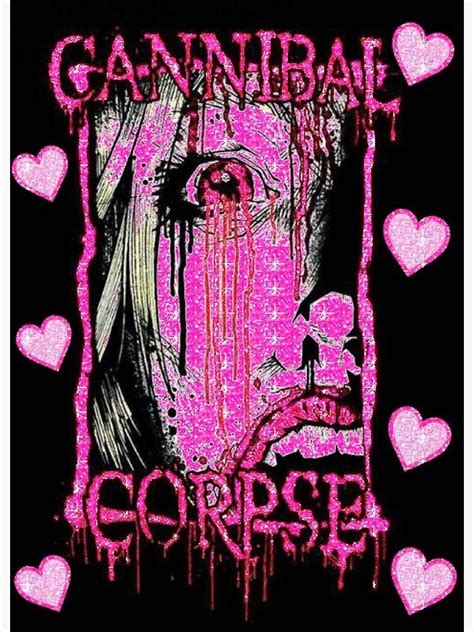 Y2k Glitter Goth Pink Aesthetic Art Print By Elinguinness Redbubble