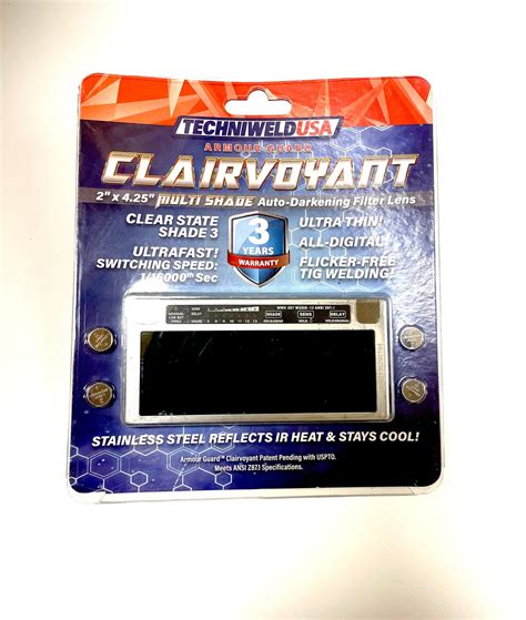 Clairvoyant Auto Darkening Welding Lens Variable Shade