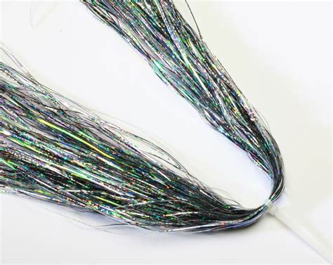 Holographic Magnum Flashabou Fly Tying Saltwater Flash Material Musky