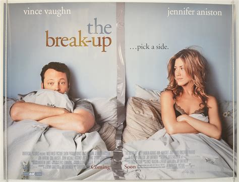 The Break Up 2006 Original Quad Movie Poster Vince Vaughn Jennifer