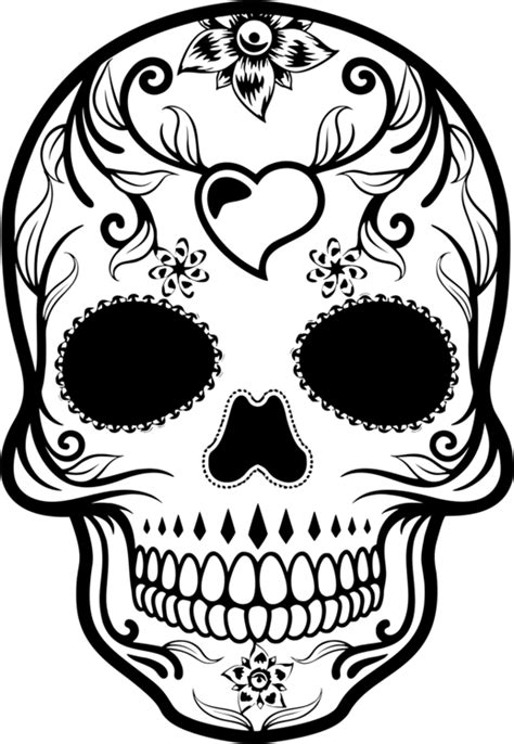 Day Of The Dead Skull Png Transparent Calavera Day Of The Dead