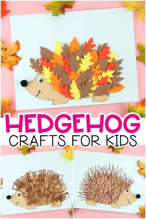 Cute Hedgehog Template 3 Ways To Make Hedgehogs For Fall Fall Arts