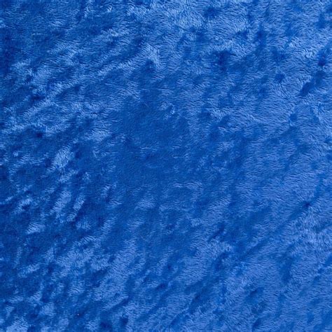 58 Wide Solid Royal Sea Blue Panne Velvet Fabric 5 Yard