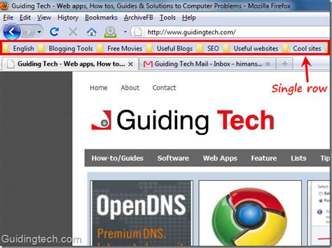 How To Add Extra Bookmarks Toolbars In Firefox