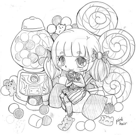 The Best Ideas For Candy Girl Coloring Pages Home Inspiration And