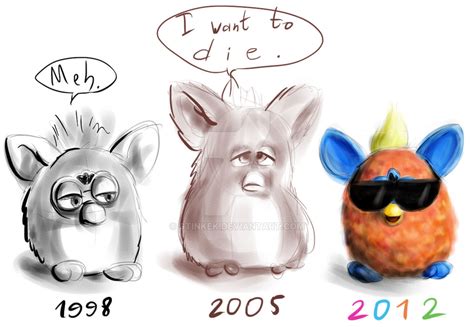 Furby Evolution By Stinkek On Deviantart