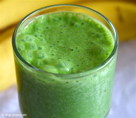 Scintillating Spinach Smoothie Recipe Eggless Cooking