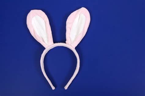 This is our new attempt for cartoon element on bunny ears live wallpaper and cute icon design! Bunny Ears On Blue Background Stock Photo - Download Image Now - iStock